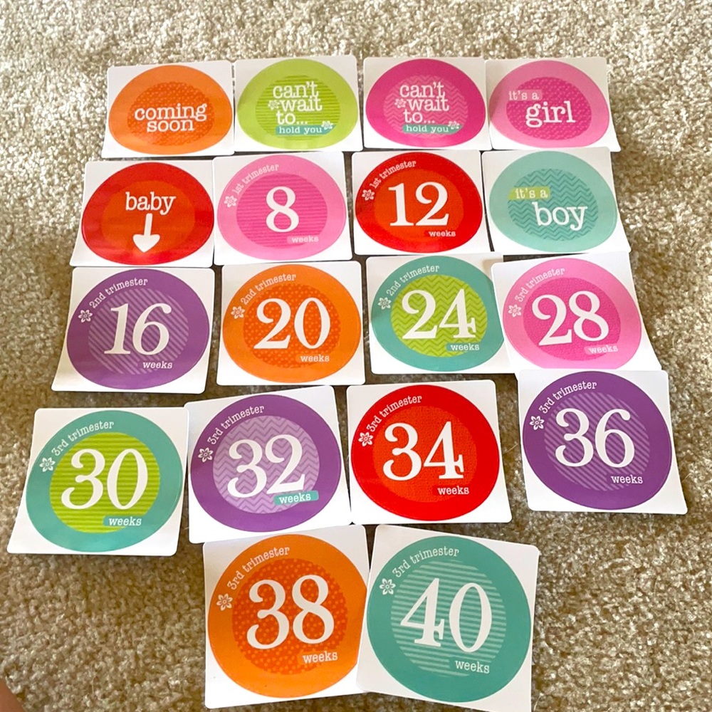 Pregnancy belly stickers